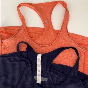 Lululemon bundle pack athletic tank tops